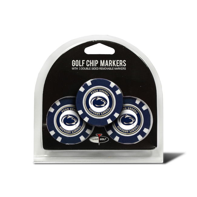 Penn State Nittany Lions 3 Pack Golf Chips