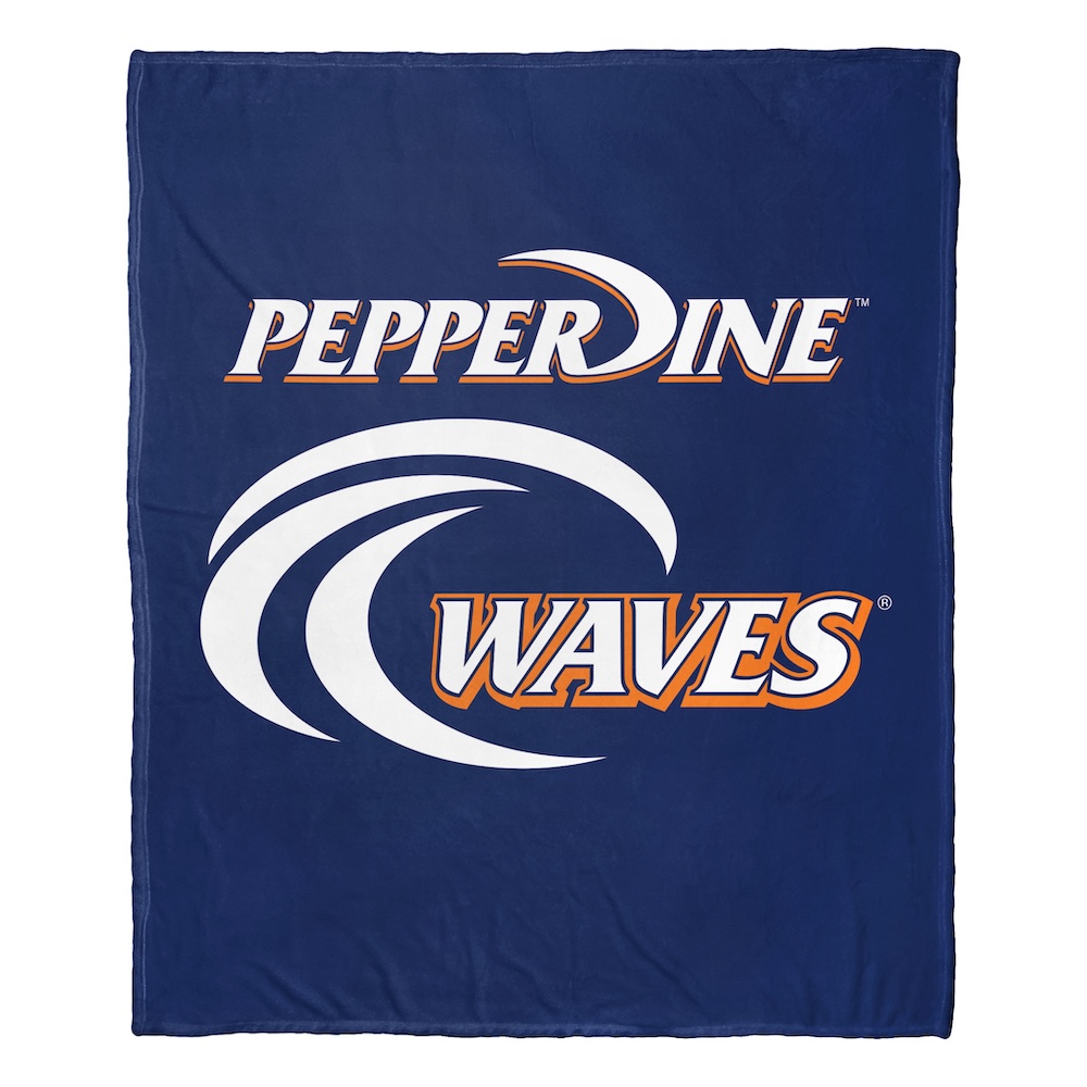 Pepperdine Waves ALUMNI Silk Touch Throw Blanket 50 x 60 inch