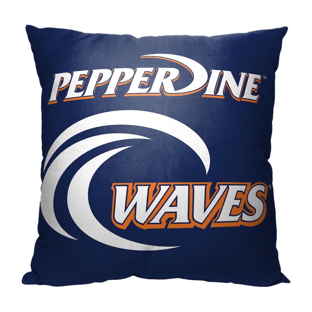 Pepperdine Waves ALUMNI Decorative Throw Pillow 18 x 18 inch