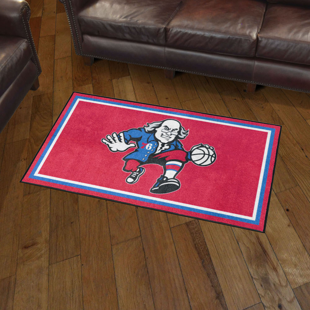 Philadelphia 76ers 3x5 Area Rug - 2nd Logo