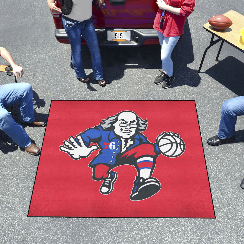 Philadelphia 76ers TAILGATER 60 x 72 Rug - 2nd Logo