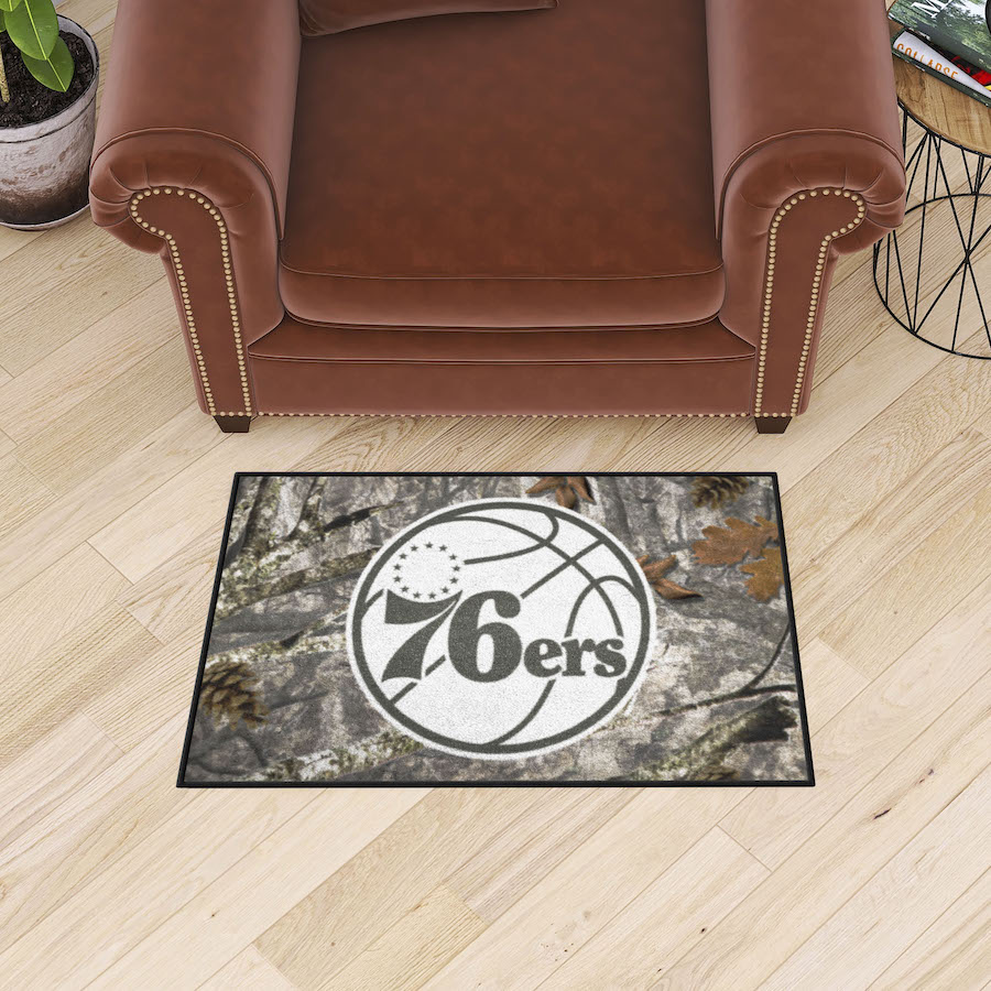 Philadelphia 76ers CAMO 20 x 30 Starter Floor Mat