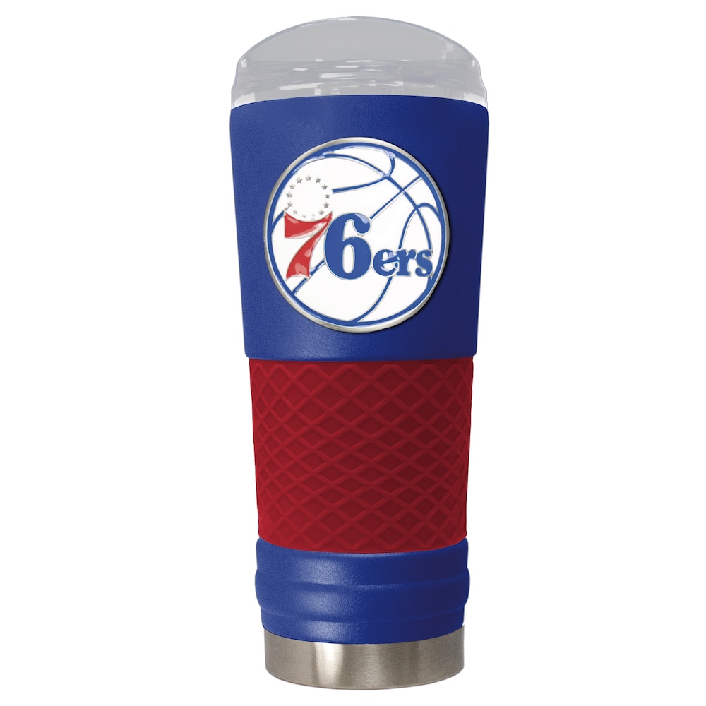 Philadelphia 76ers 24 oz DRAFT SERIES NBA Powder Coated Insulated Travel Tumbler