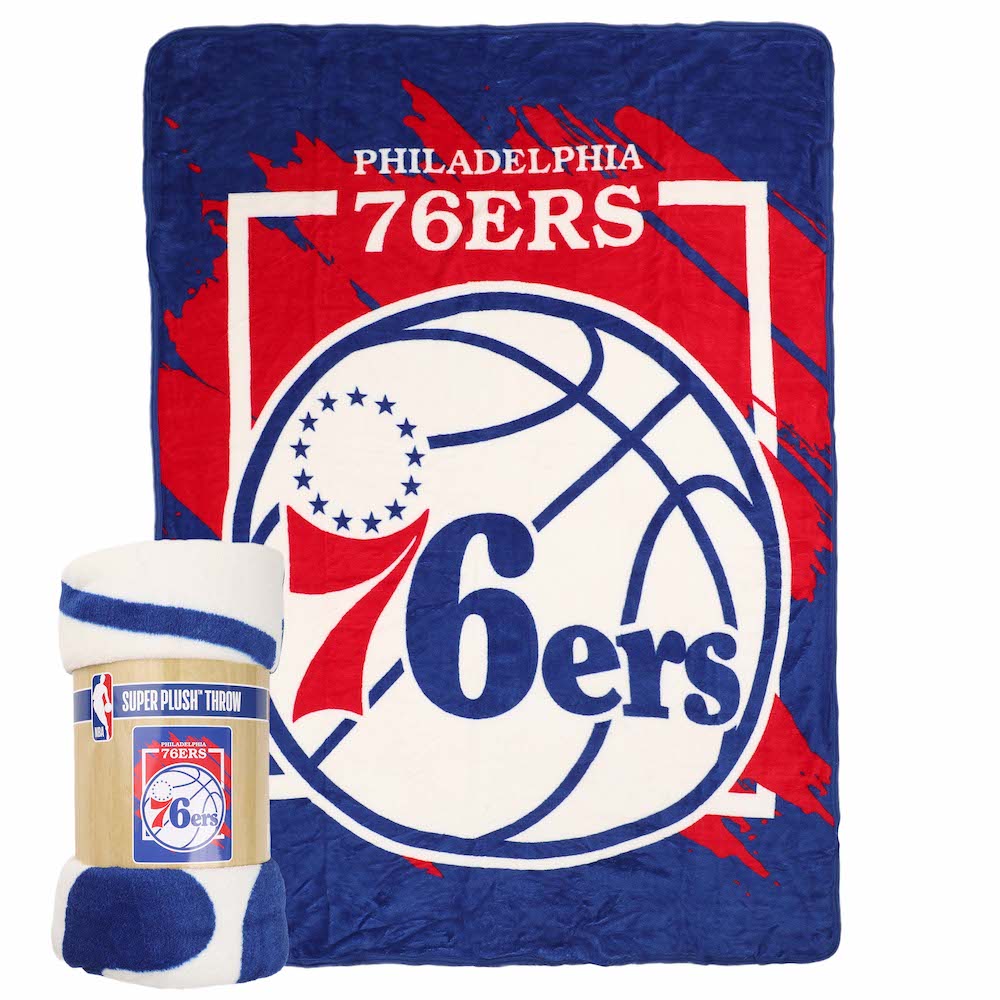 Philadelphia 76ers Micro Raschel 50 x 60 Team Blanket