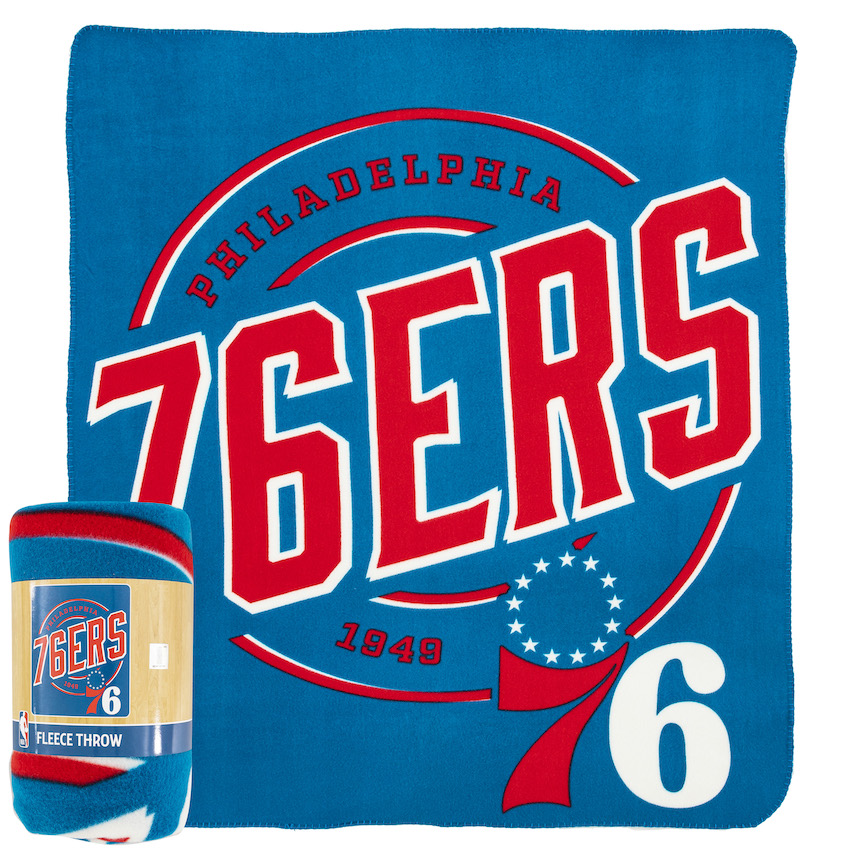 Philadelphia 76ers Fleece Throw Blanket 50 x 60