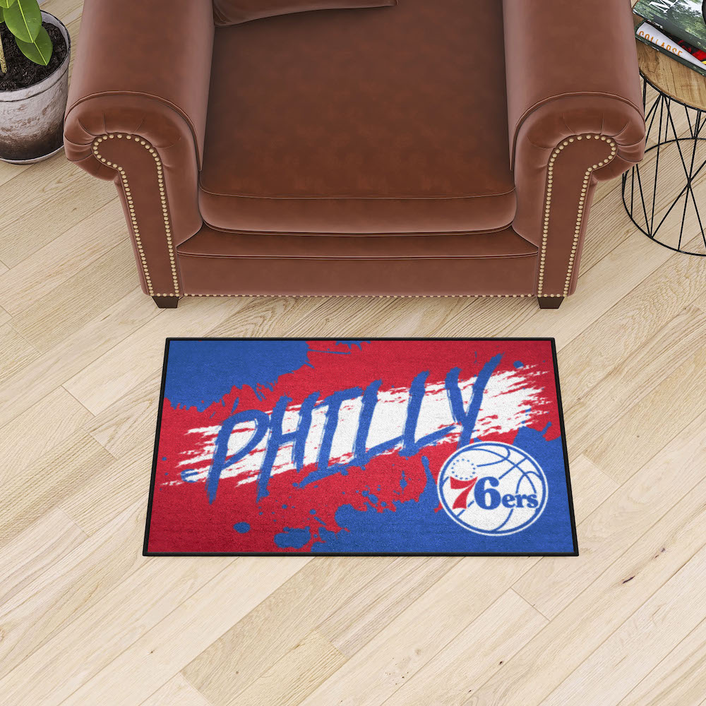 Philadelphia 76ers SLOGAN 20 x 30 Starter Floor Mat