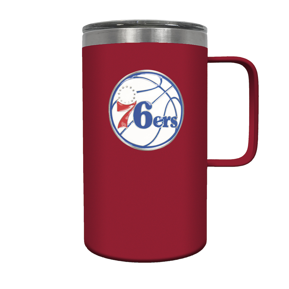 Philadelphia 76ers 18 oz HUSTLE Travel Mug - Team Color