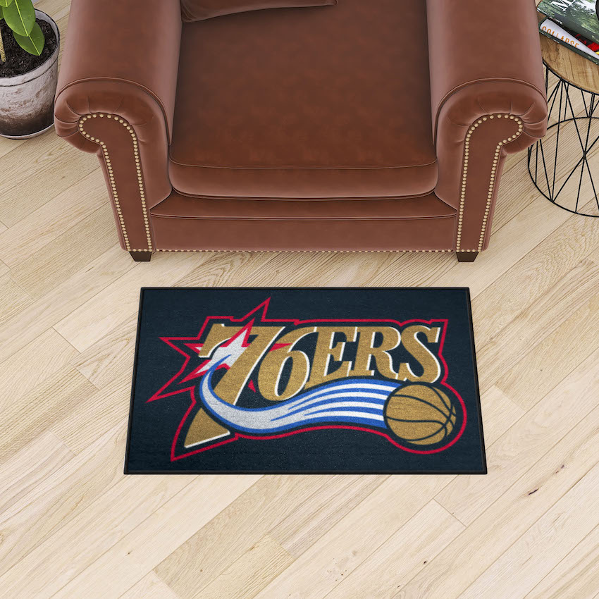 Philadelphia 76ers Vintage 20 x 30 STARTER Floor Mat - Throwback NAME