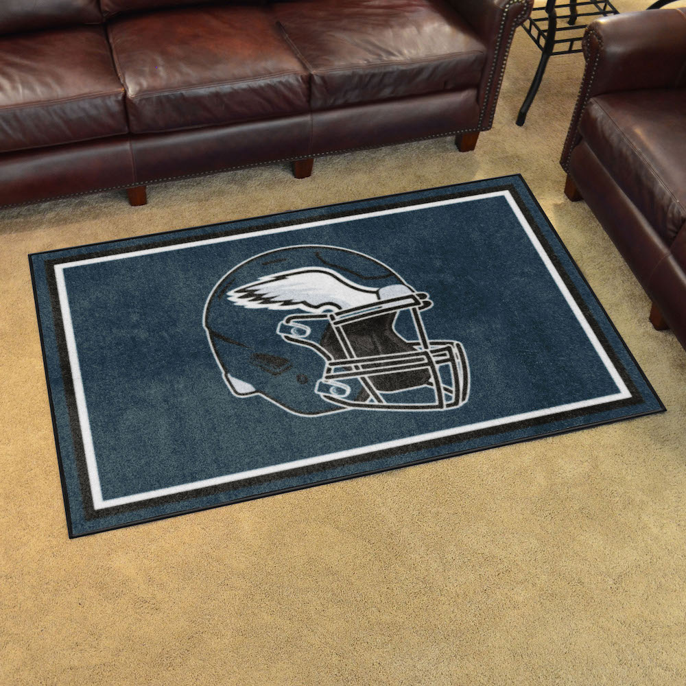 FANMATS Philadelphia Eagles 4ft. x 6ft. Plush Area Rug