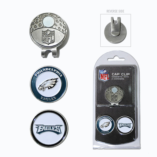 Philadelphia Eagles Hat Clip With 2 Ball Markers