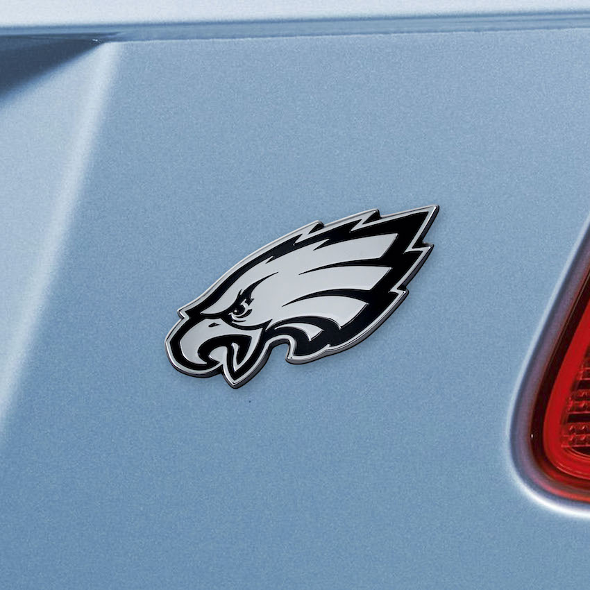 Philadelphia Eagles Chrome Metal Auto Emblem