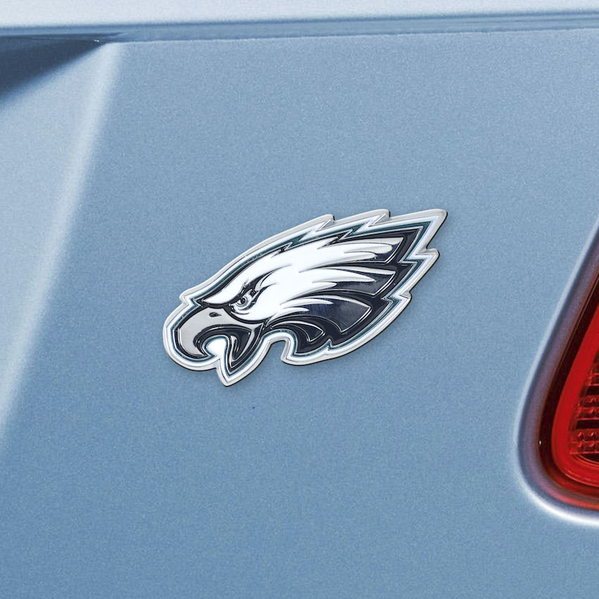 Philadelphia Eagles Color Metal Auto Emblem