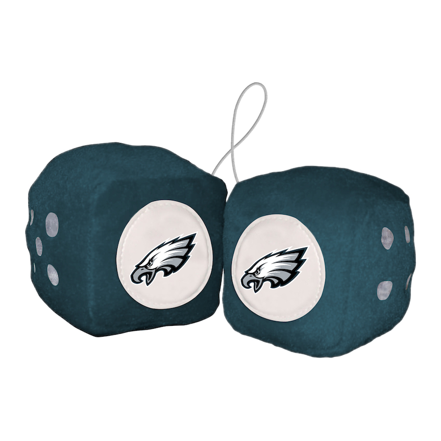 Philadelphia Eagles Fuzzy Dice