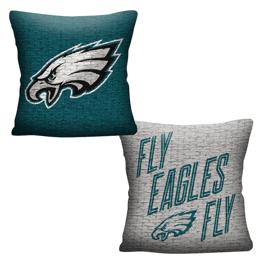 Philadelphia Eagles Double Sided INVERT Woven Pillow