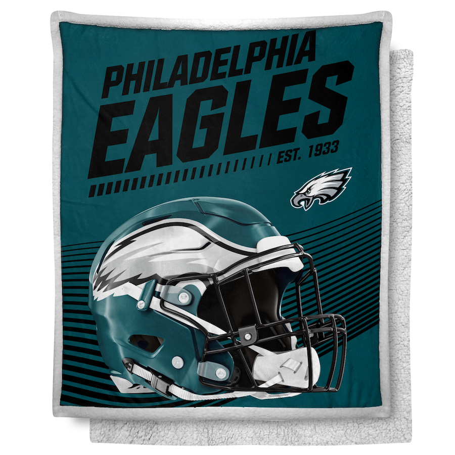 Philadelphia Eagles Mink SHERPA Throw Blanket