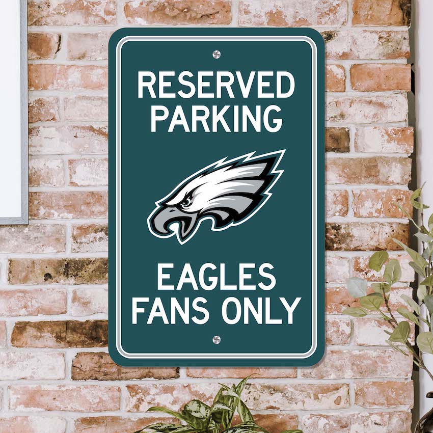 Philadelphia Eagles RESERVED Parking Sign
