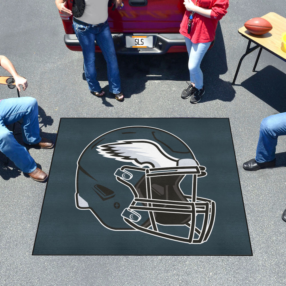 Philadelphia Eagles TAILGATER 60 x 72 Rug - Helmet Logo