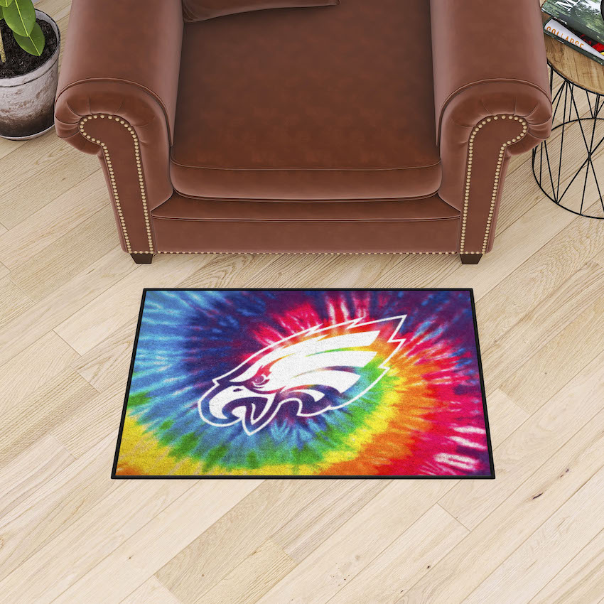 Philadelphia Eagles TIE-DIE 20 x 30 Starter Floor Mat