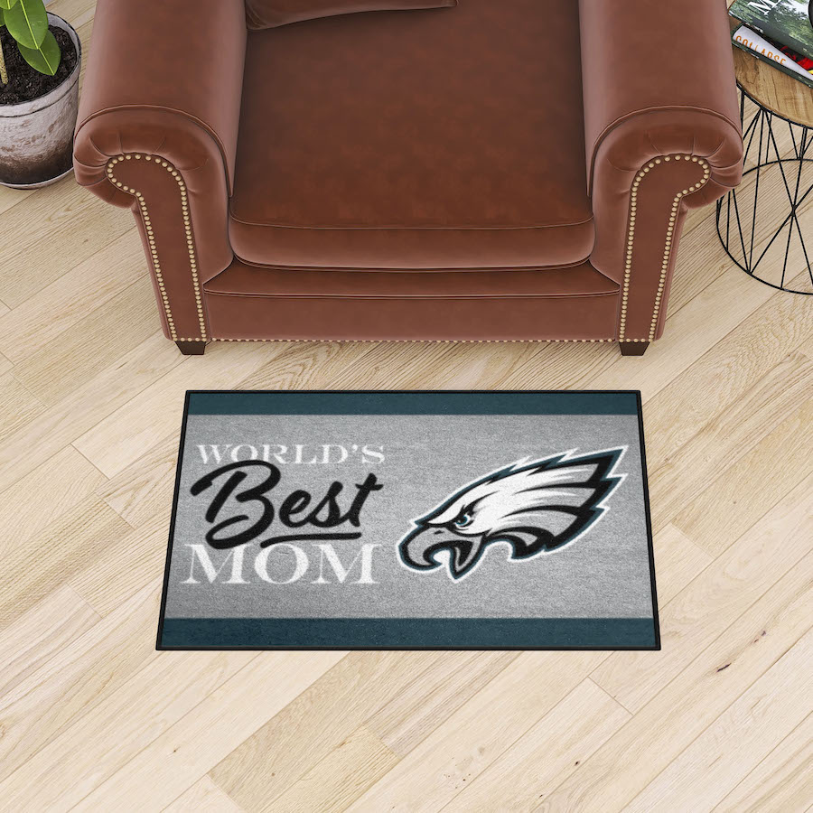 Philadelphia Eagles 20 x 30 WORLDS BEST MOM Floor Mat