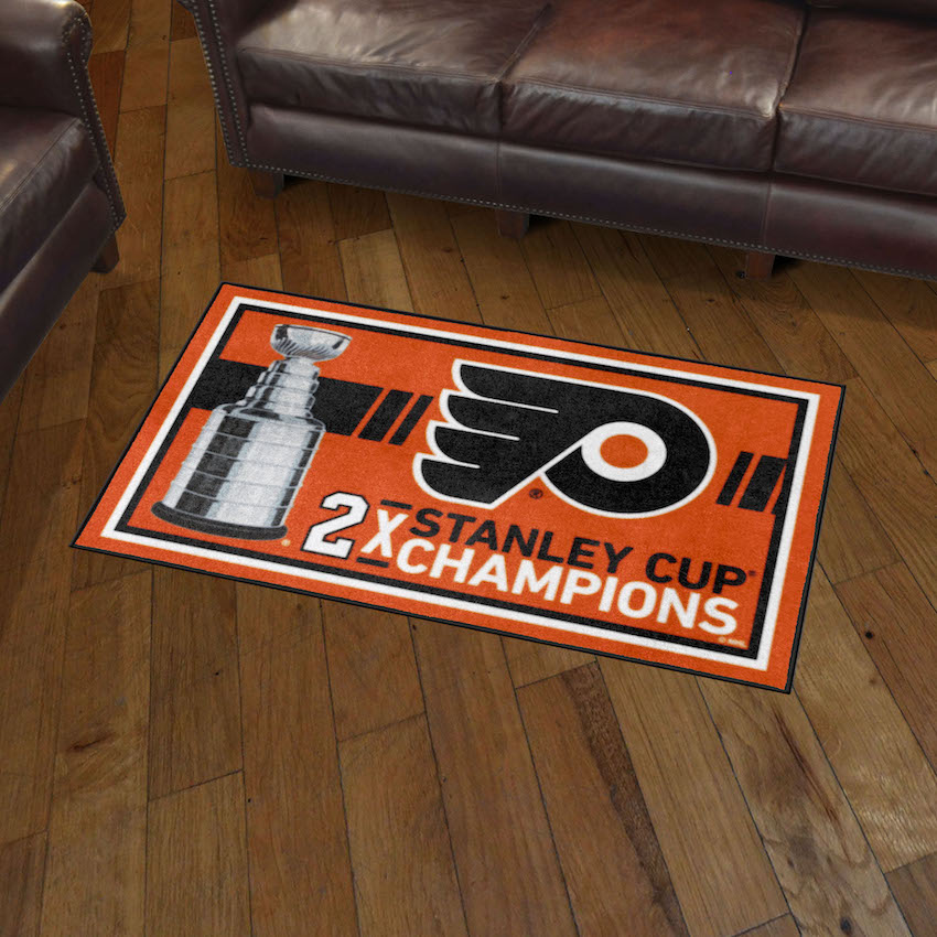 Philadelphia Flyers 3 x 5 DYNASTY Area Rug