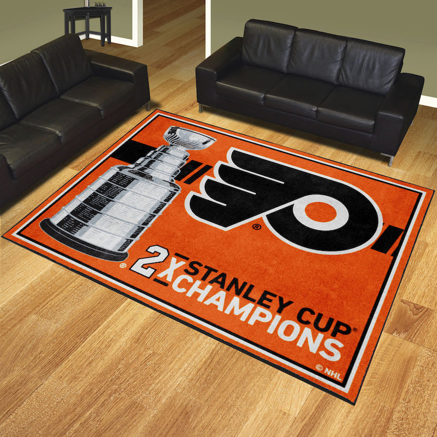 Philadelphia Flyers 8 x 10 DYNASTY Area Rug