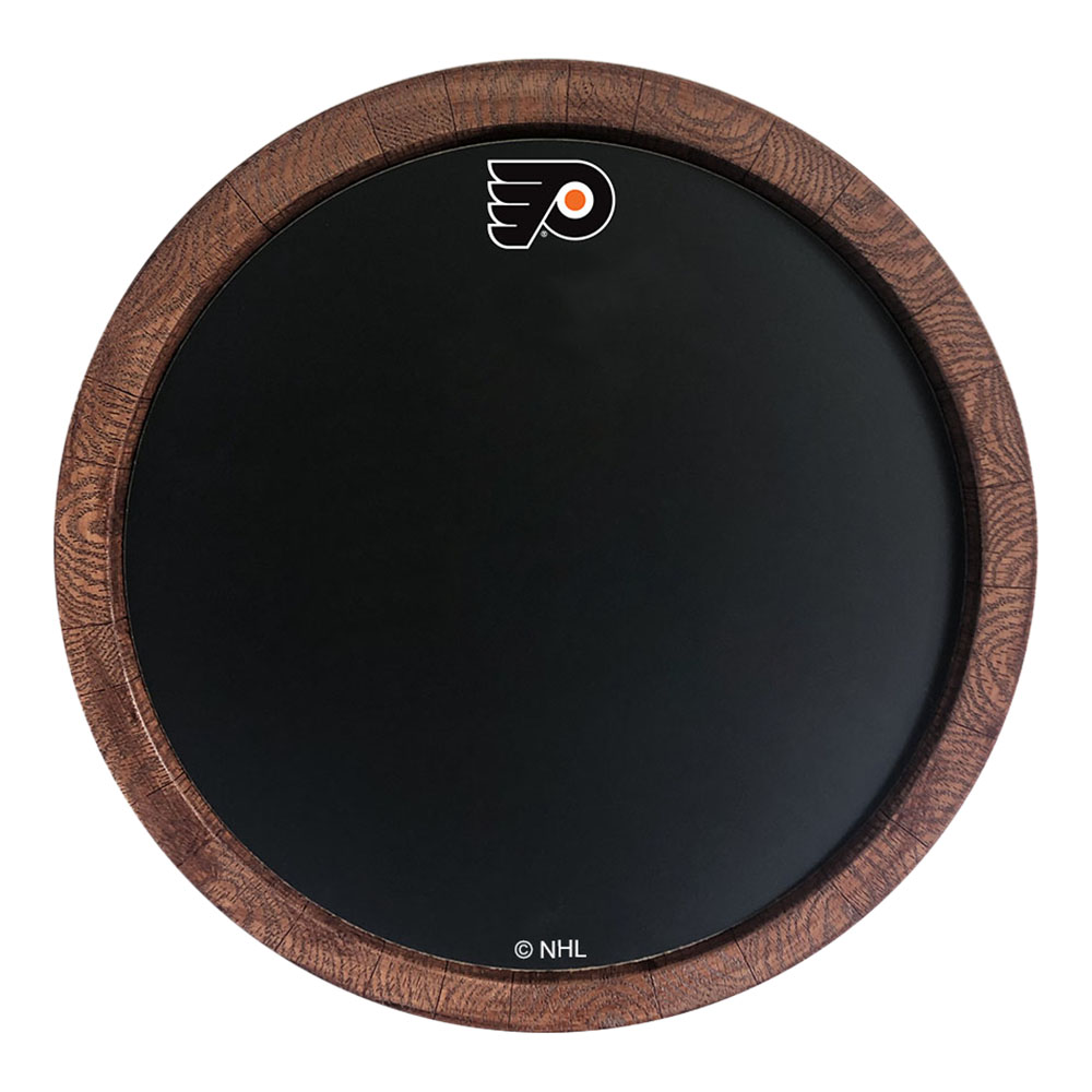 Philadelphia Flyers Chalkboard FAUX Barrel Top Sign