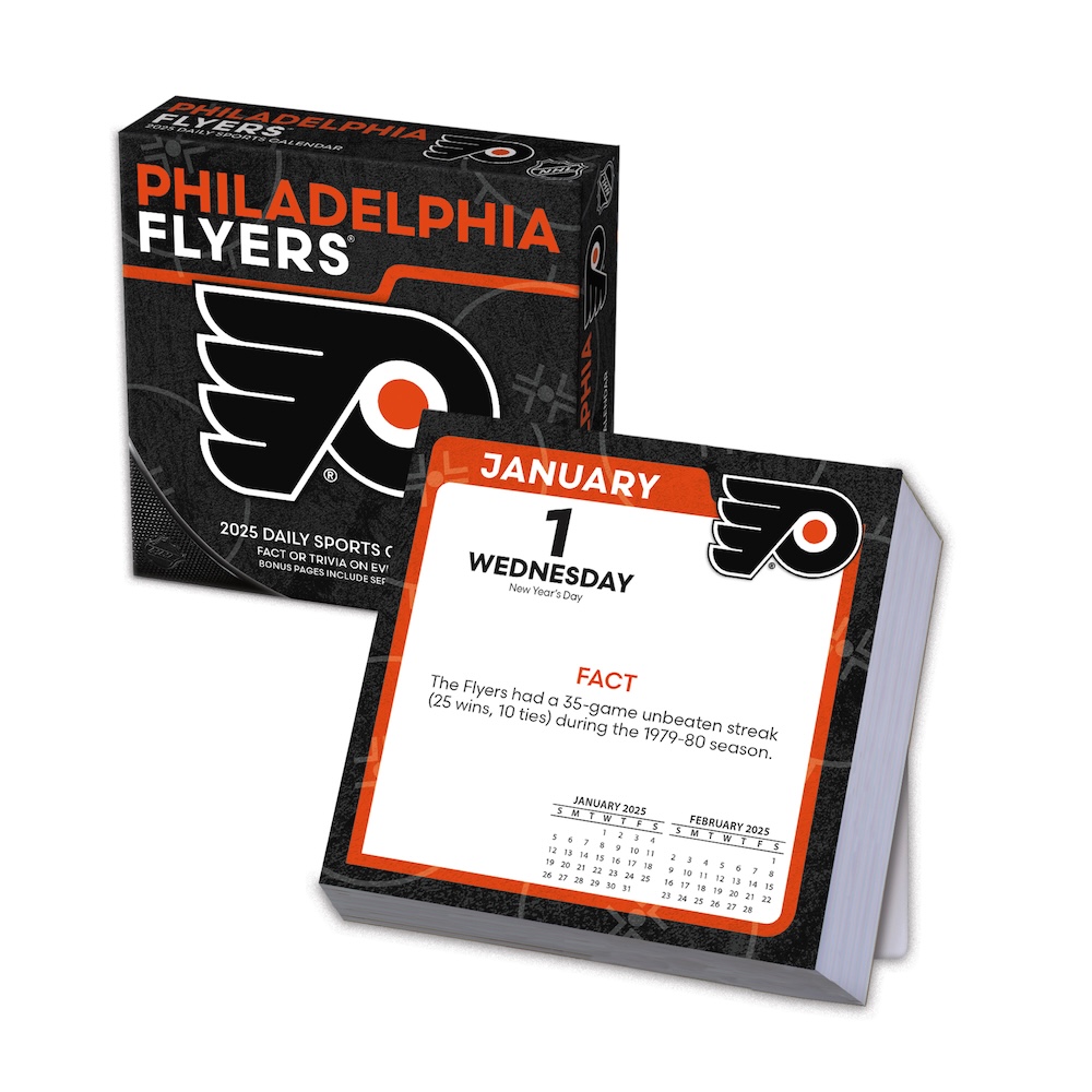 Philadelphia Flyers 2025 NHL Page-A-Day Box Calendar