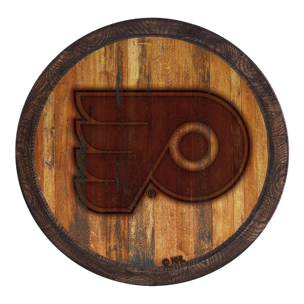 Philadelphia Flyers Branded FAUX Barrel Top Sign