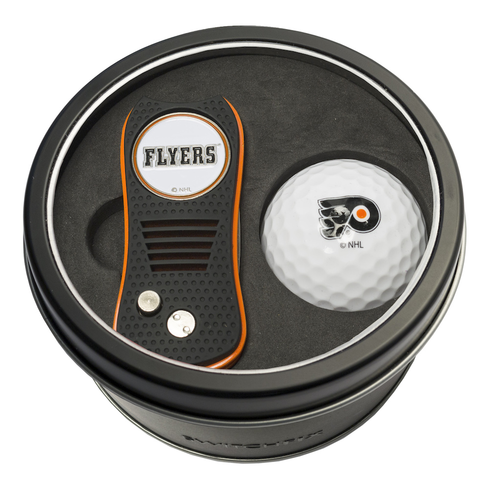 Philadelphia Flyers Switchblade Divot Tool and Golf Ball Gift Pack