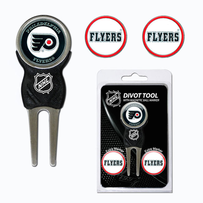 Philadelphia Flyers 3 Marker Signature Divot Tool Pack