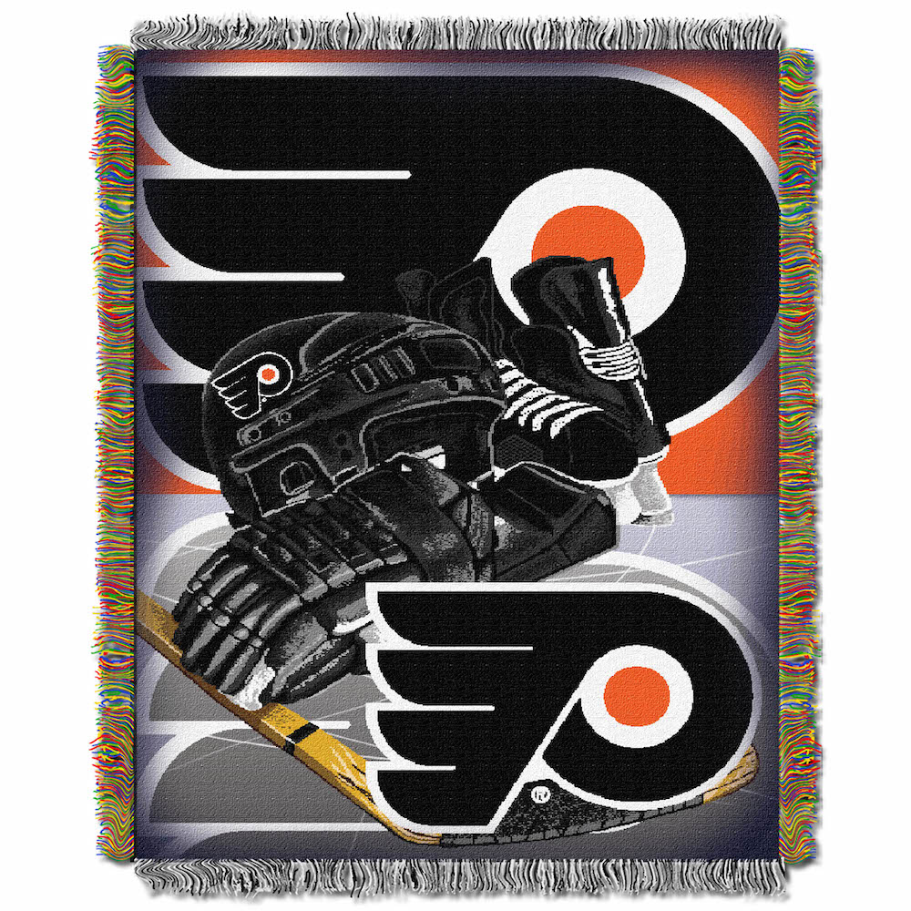 Philadelphia Flyers Home Ice Advantage Series Tapestry Blanket 48 x 60
