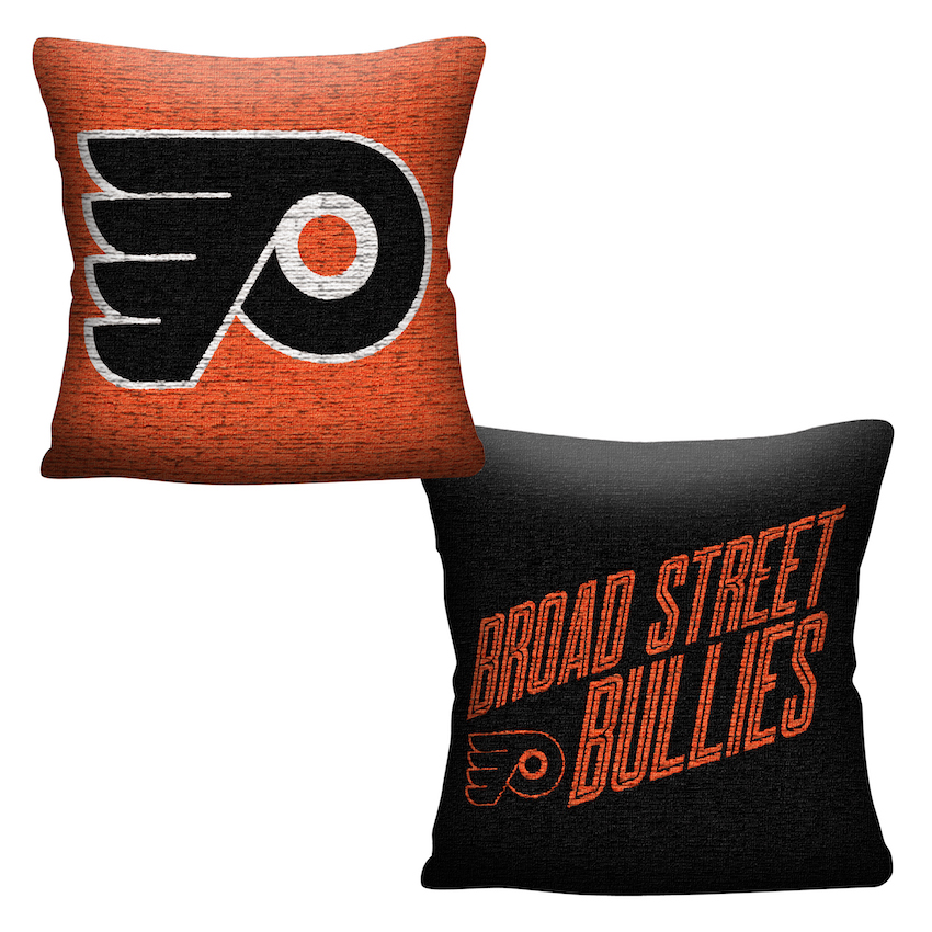 Philadelphia Flyers Double Sided INVERT Woven Pillow