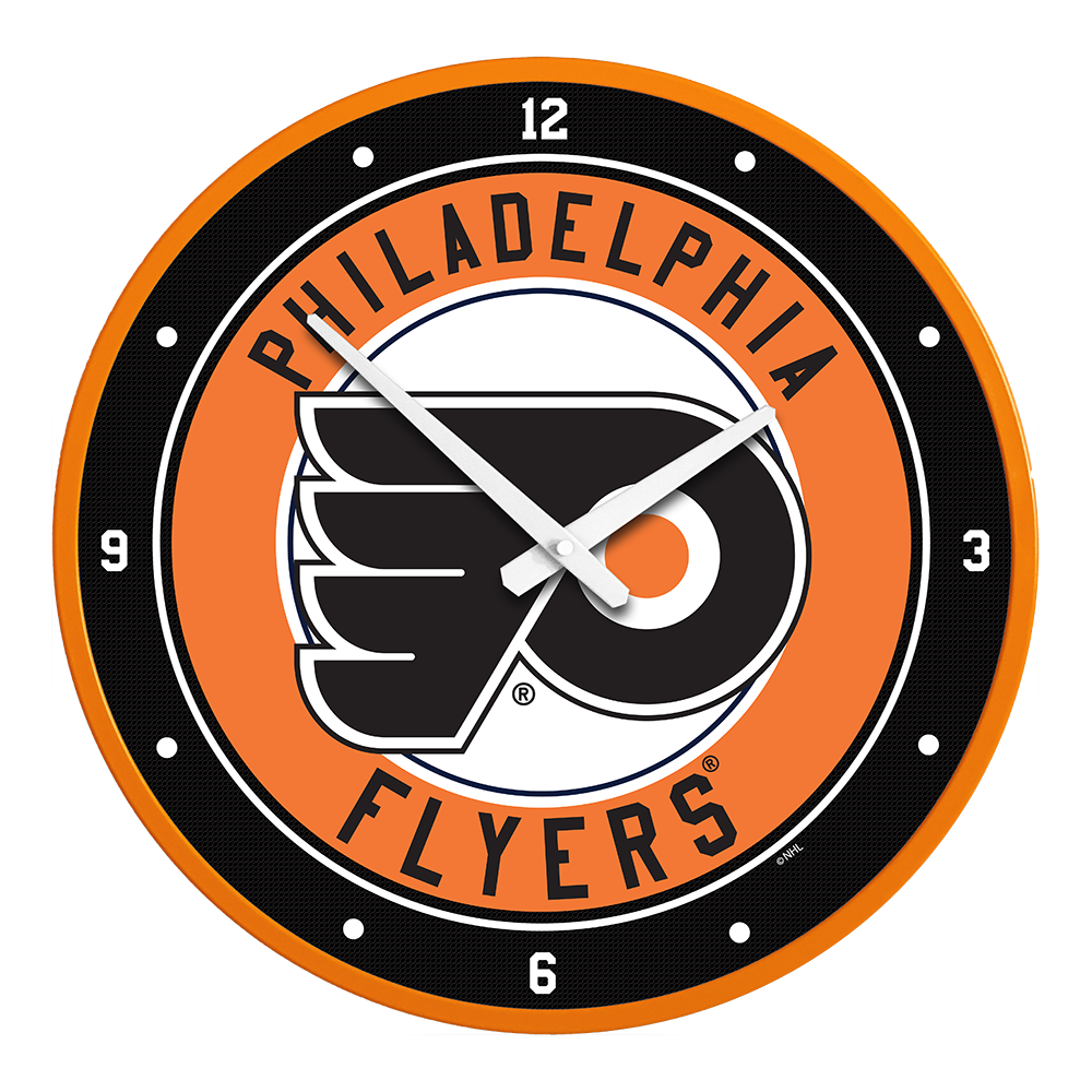 Philadelphia Flyers Modern Disc Wall Clock