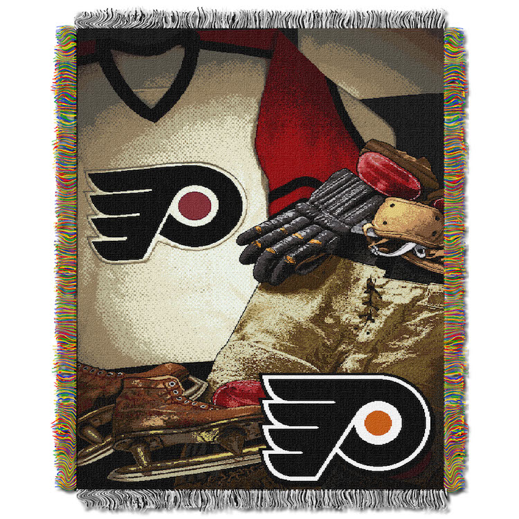 Philadelphia Flyers Commemorative VINTAGE Tapestry Throw