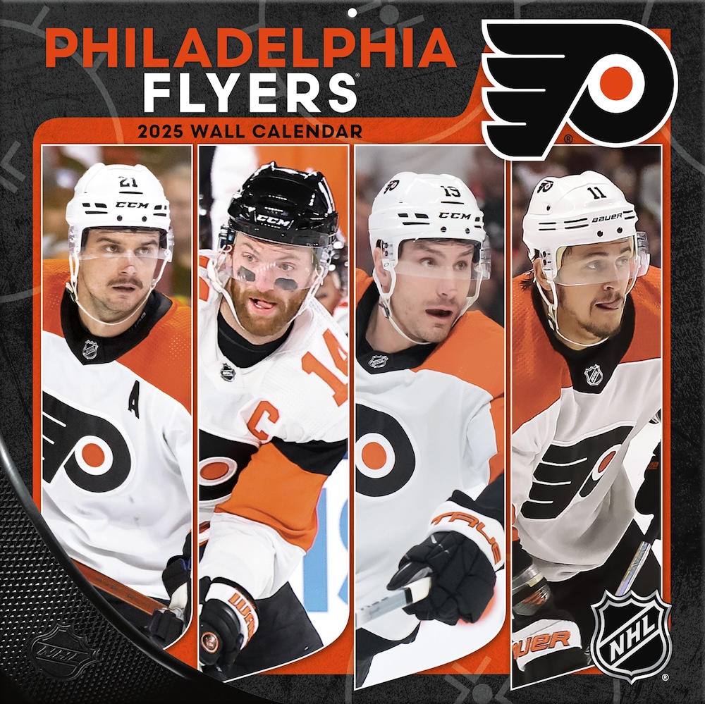 Philadelphia Flyers 2025 NHL Team Wall Calendar