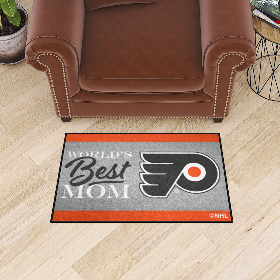 Philadelphia Flyers 20 x 30 WORLDS BEST MOM Floor Mat