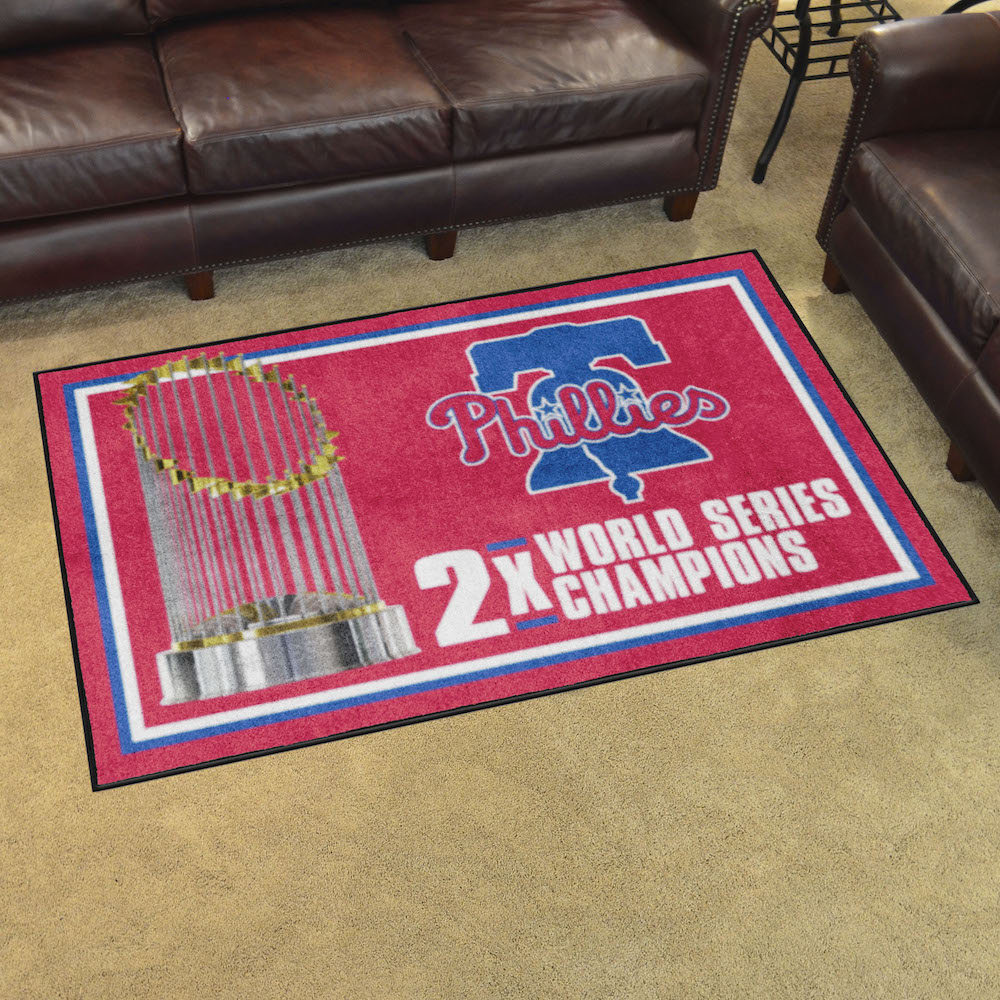 Philadelphia Phillies 4 x 6 DYNASTY Area Rug