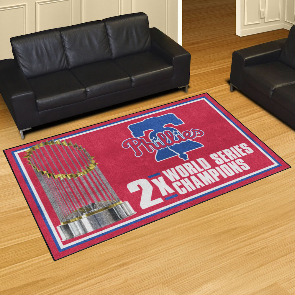 Philadelphia Phillies 5 x 8 DYNASTY Area Rug