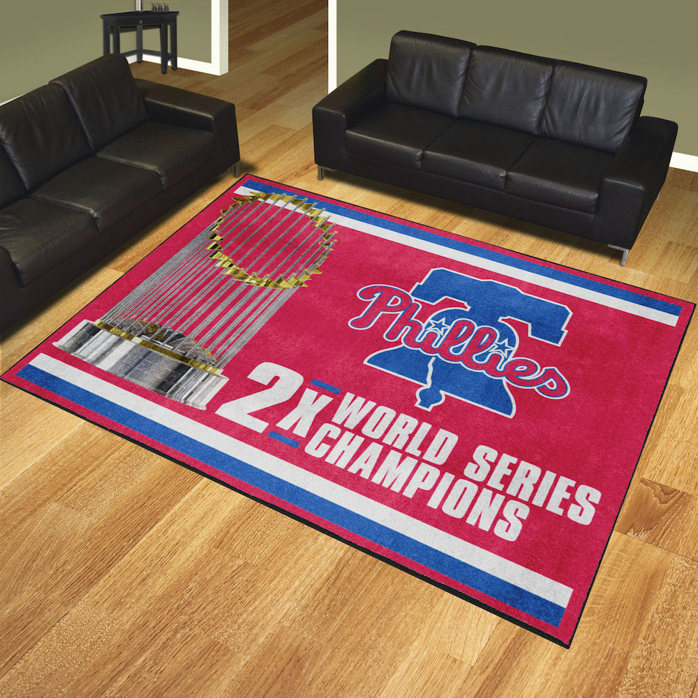 Philadelphia Phillies 8 x 10 DYNASTY Area Rug