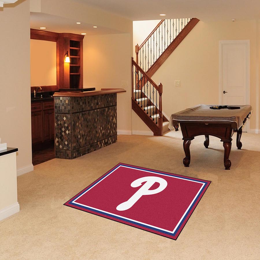 Philadelphia Phillies ALT LOGO 4x6 Area Rug