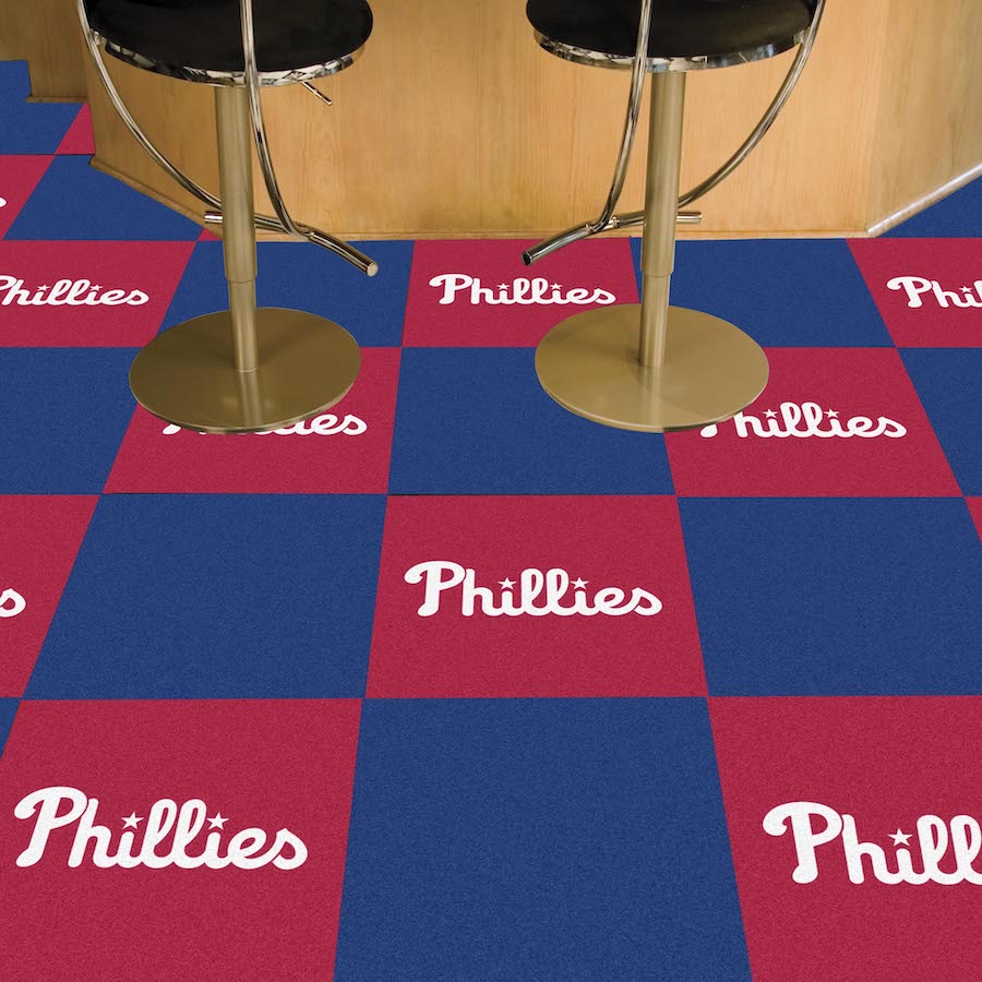Philadelphia Phillies ALT LOGO Carpet Tiles 18x18 in.