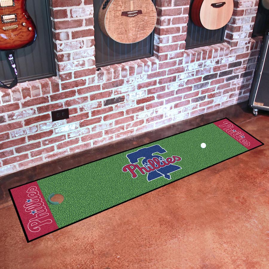 Philadelphia Phillies ALT LOGO Putting Green Mat 18 x 72