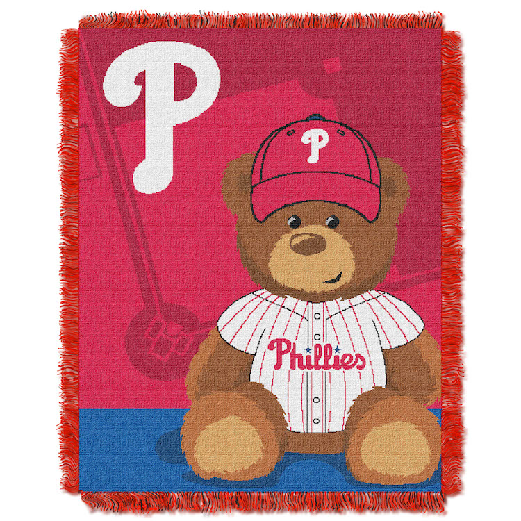 Philadelphia Phillies Woven Baby Blanket 36 x 48