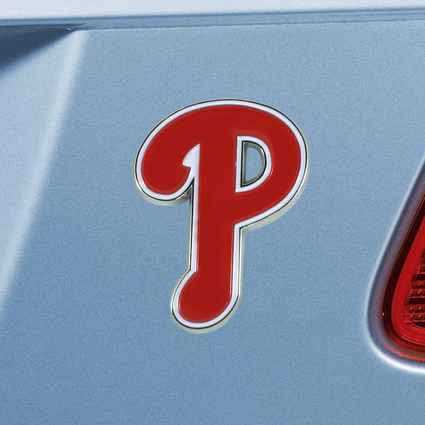 Philadelphia Phillies Color Metal Auto Emblem