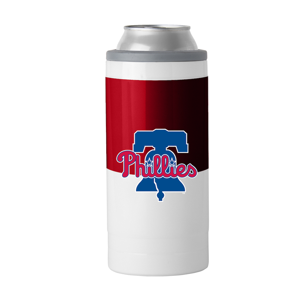 Philadelphia Phillies Colorblock 12 oz. Slim Can Coolie