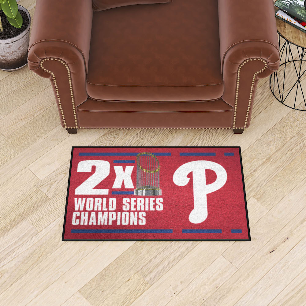 Philadelphia Phillies DYNASTY Floor Mat - 20 x 30 inch Starter style