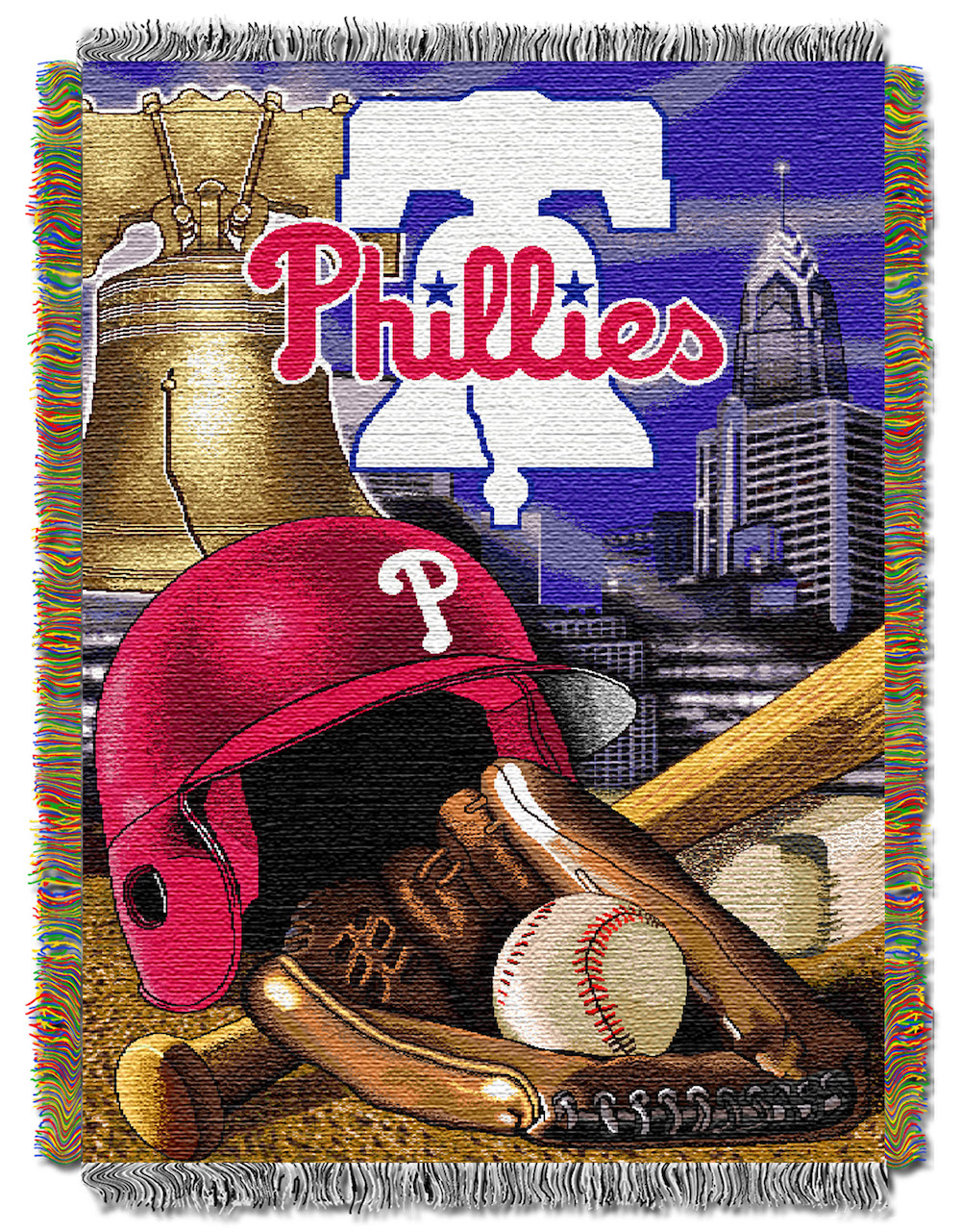 Philadelphia Phillies Home Field Advantage Series Tapestry Blanket 48 x 60