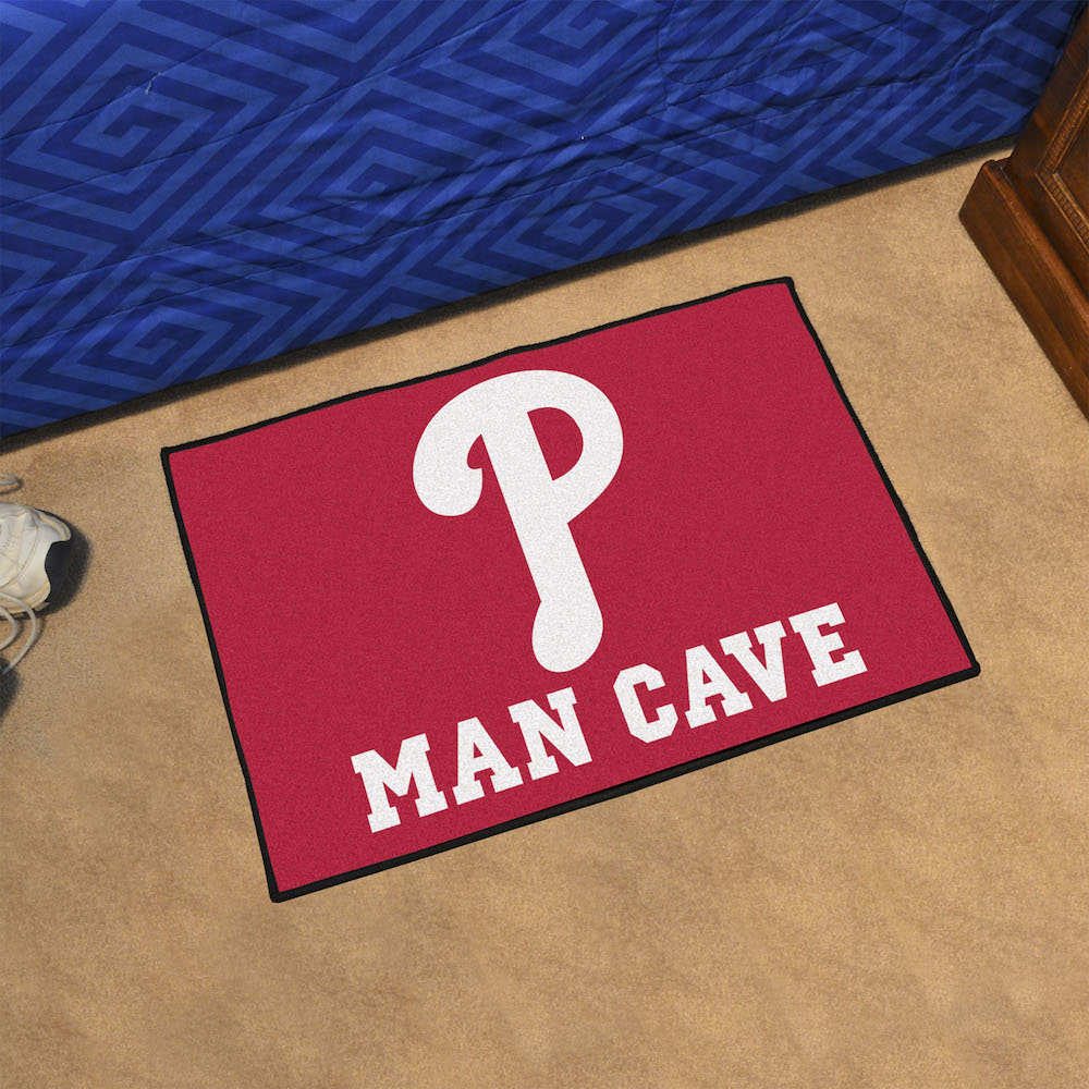 Philadelphia Phillies MAN CAVE 20 x 30 STARTER Floor Mat