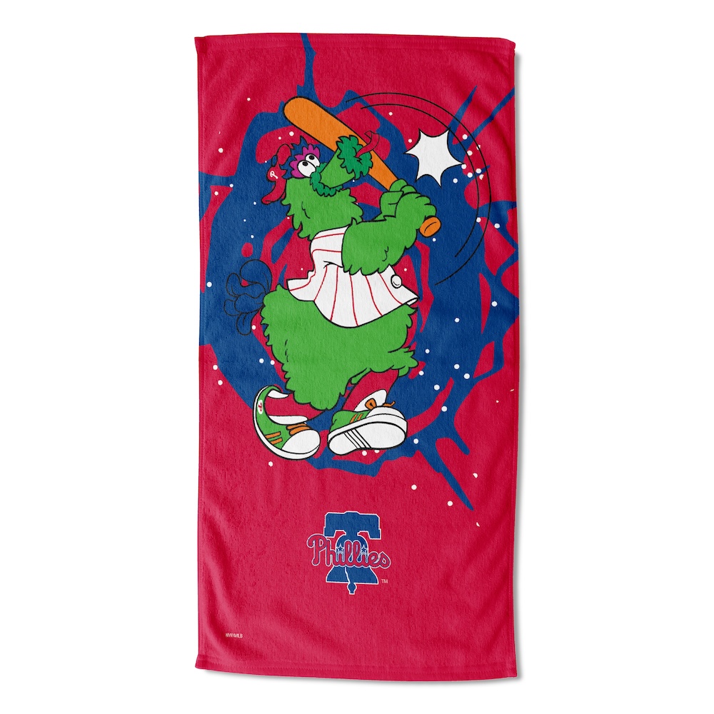 Philadelphia Phillies MASCOT 30x60 Beach Towel