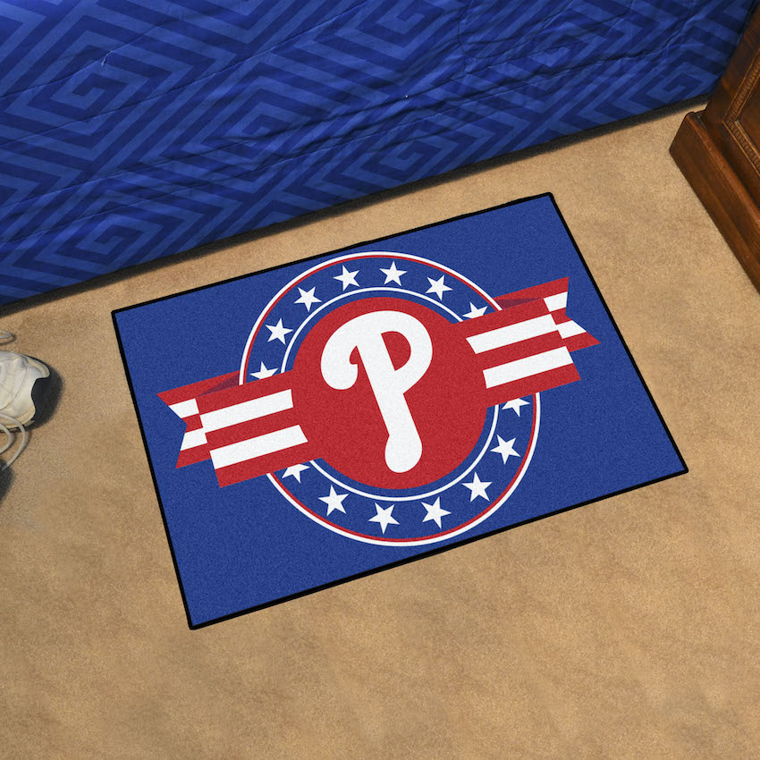 Philadelphia Phillies 20 x 30 PATRIOTIC Starter Floor Mat